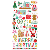 Simple Stories - Hard Candy Christmas Chipboard Stickers 6x12"