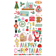 Simple Stories - Hard Candy Christmas Chipboard Stickers 6x12"
