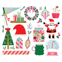 Simple Stories - Hard Candy Christmas Big Bits 23/Pkg