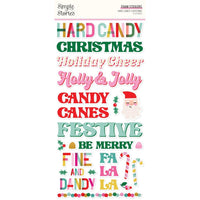 Simple Stories - Hard Candy Christmas Foam Stickers 47/Pkg