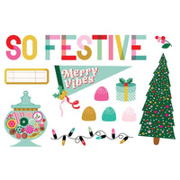 Simple Stories - Hard Candy Christmas Page Pieces 13/Pkg