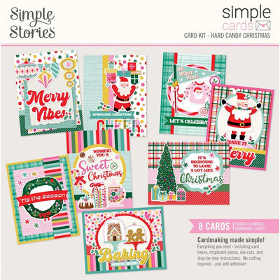 Simple Stories - Hard Candy Christmas - Simple Cards Card Kit