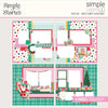 Simple Stories - Hard Candy Christmas - Simple Pages Page Kit