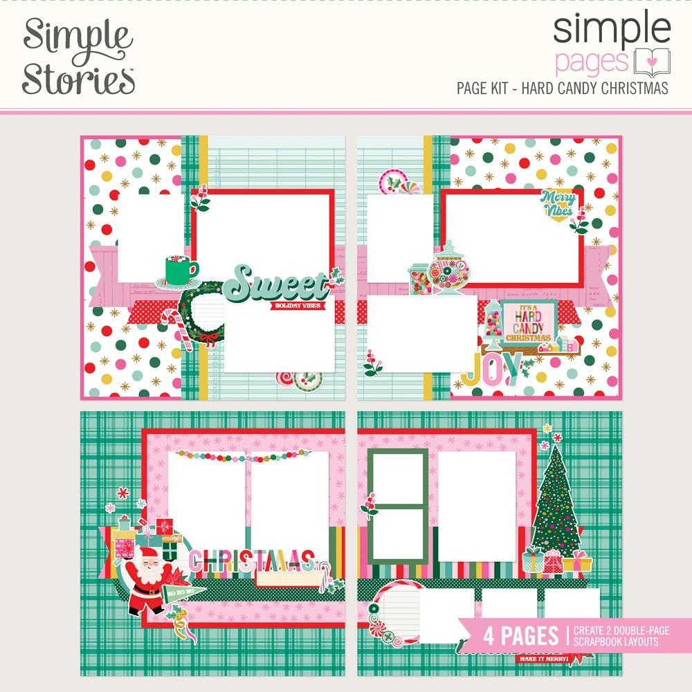 Simple Stories - Hard Candy Christmas - Simple Pages Page Kit