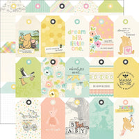 Simple Stories - Say Cheese Classic Pooh Baby Paper - Tag Elements