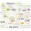 Simple Stories - Say Cheese Classic Pooh Baby Sentiment Bits 59/Pkg