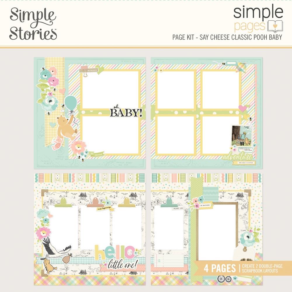 Simple Stories - Say Cheese Classic Pooh Baby - Simple Pages Page Kit