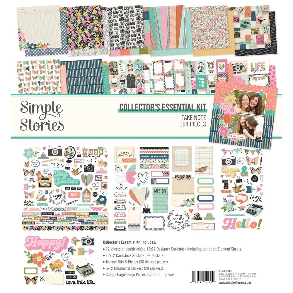 Simple Stories - Take Note Collector's Essential Kit 12"x12"
