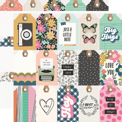 Simple Stories - Take Note Paper - Tag Elements