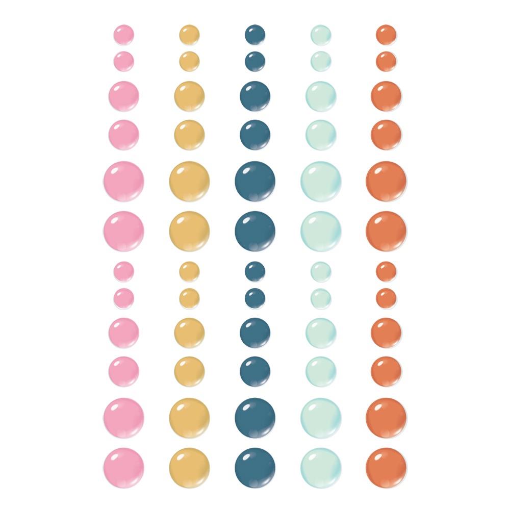 Simple Stories - Take Note Glossy Enamel Dots 60/Pkg