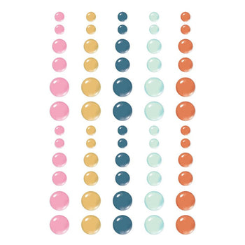 Simple Stories - Take Note Glossy Enamel Dots 60/Pkg