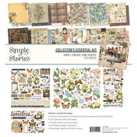 Simple Stories - Simple Vintage Junk Drawer Collector's Essential Kit 12"x12"