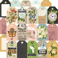 Simple Stories - Simple Vintage Junk Drawer Paper - Tag Elements