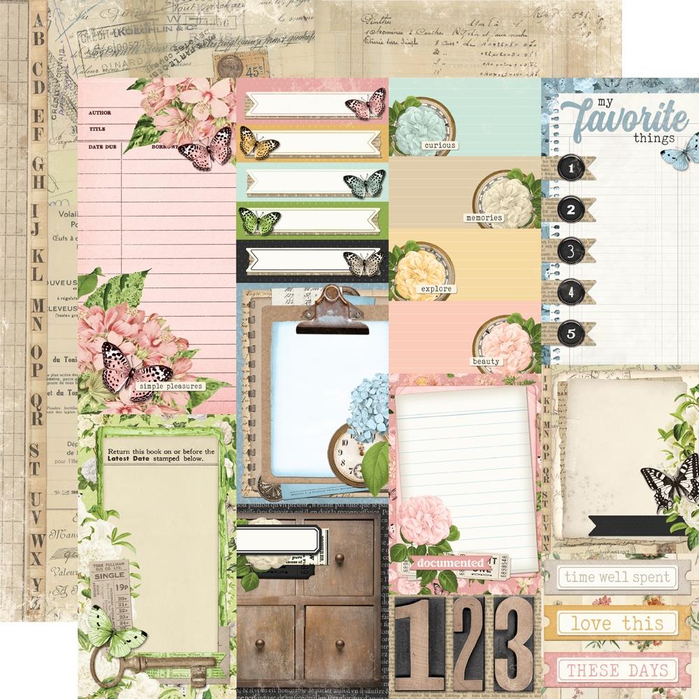 Simple Stories - Simple Vintage Junk Drawer Paper - Journal Elements