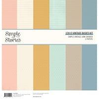 Simple Stories - Simple Vintage Junk Drawer Vintage Basics Kit 12"x12"