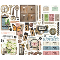 Simple Stories - Simple Vintage Junk Drawer Bits & Pieces 57/Pkg