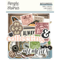Simple Stories - Simple Vintage Junk Drawer Bits & Pieces 57/Pkg