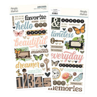 Simple Stories - Simple Vintage Junk Drawer Foam Stickers 72/Pkg
