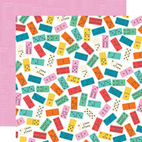 Simple Stories - Game Night Paper - Time's Up