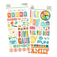 Simple Stories - Game Night Foam Stickers 53/Pkg