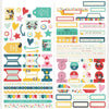 Simple Stories - Say Cheese Happiest Place Basic 12x12 Cardstock Sticker Sheet