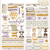 Simple Stories - Simple Vintage Lavender Fields 12x12 Basic Cardstock Sticker Sheet