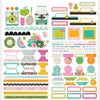Simple Stories - Color Me Happy 12x12 Basic Cardstock Sticker Sheet