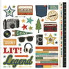 Simple Stories - Rustic Legend 12x12 Icon Cardstock Sticker Sheet
