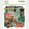 Simple Stories - Rustic Legend Chipboard Bits