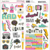 Simple Stories - Totally 80's Cardstock Stickers Icons