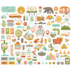 Simple Stories - Open Road Bits & Pieces Die Cuts 116/Pkg