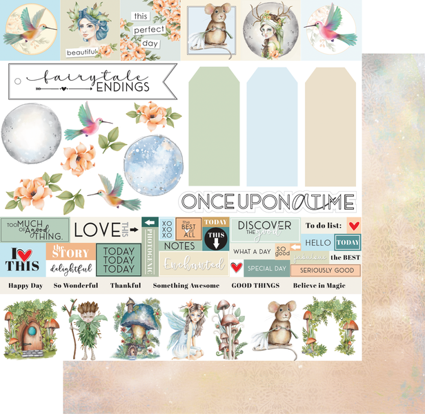 Uniquely Creative - Enchanted Forest Paper - Once Upon a Time