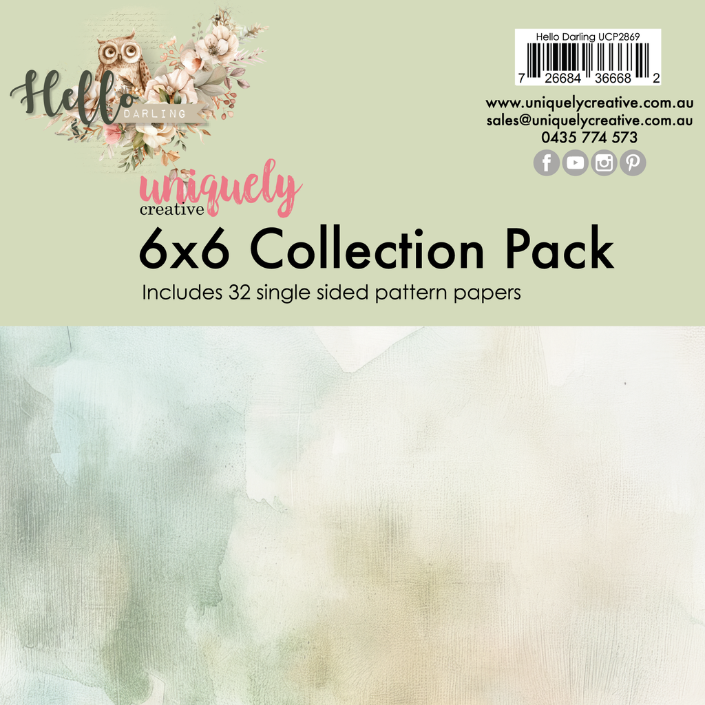 Uniquely Creative - Hello Darling 6x6 Collection Pack