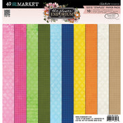 49 and Market - The Flower Emporium 12x12 Staples Paper Collection
