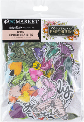 49 and Market - The Flower Emporium Die Cuts - Icons 217/Pkg