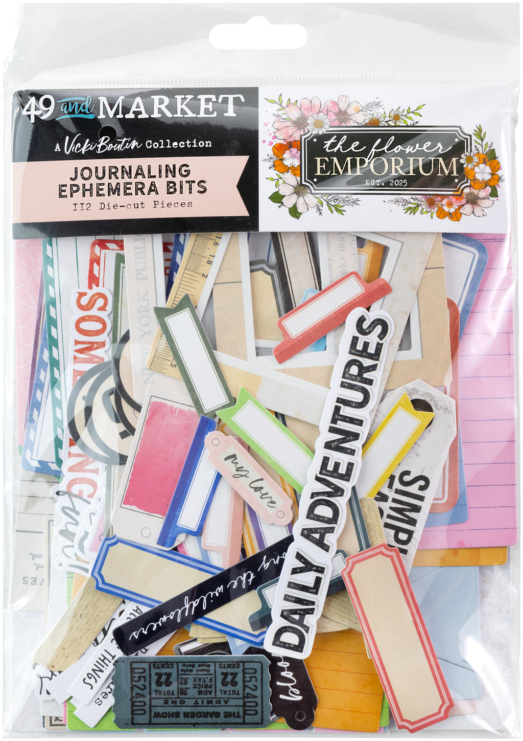 49 and Market - The Flower Emporium Journal Die Cuts 112/Pkg