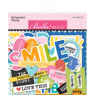Bella Blvd - Documented Ephemera Words 77/Pkg