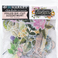 49 and Market - The Flower Emporium Foiled Die Cuts