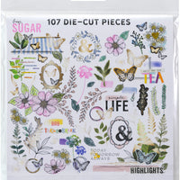 49 and Market - The Flower Emporium Foiled Die Cuts