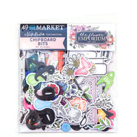 49 and Market - The Flower Emporium Chipboard Bits 92/Pkg