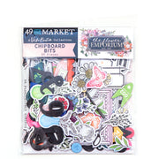 49 and Market - The Flower Emporium Chipboard Bits 92/Pkg