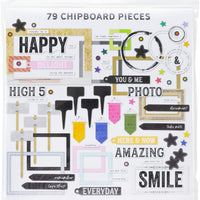 49 and Market - The Flower Emporium Chipboard Basics 79/Pkg