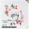 Heidi Swapp Storyline2 D-Ring Album 8.5"X11" - White Floral