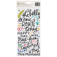 Vicki Boutin Where To Next Thickers Stickers 160/Pkg - Travel Notes