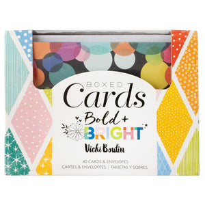 Vicki Boutin - Bold And Bright A2 Cards W/Envelopes (4.375"X5.75") 40/Box