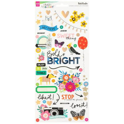 Vicki Boutin - Bold And Bright Cardstock Stickers 6