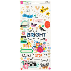 Vicki Boutin - Bold And Bright Cardstock Stickers 6"X12"