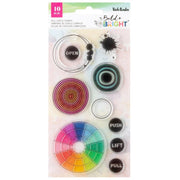 Vicki Boutin - Bold And Bright Acrylic Stamp Set - Full Circle