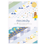 American Crafts Hello Little Boy Single-Sided Paper Pad 6"X8" 36/Pkg