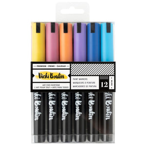 Vicki Boutin Mixed Media Paint Markers 12/Pkg